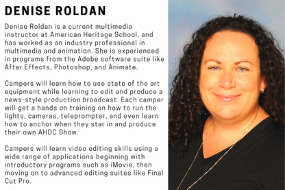 Video Production Camp (Broward Campus Only)